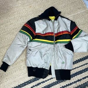 Vintage John Deere Retro Colorway Winter Ski Snowmobile Coat Jacket M